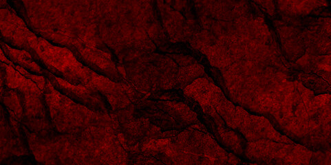 Dark red and black grunge marble with dust texture wall for decoration. distressed holiday paper background. red gritty cracked pavement with faded and stained look. red old vintage wall texture.