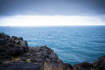 Jeju Coastline from the Cliff