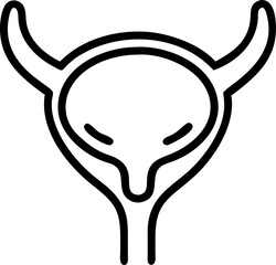 Funny cartoon vector bull head illustration with a happy, toothy smile design