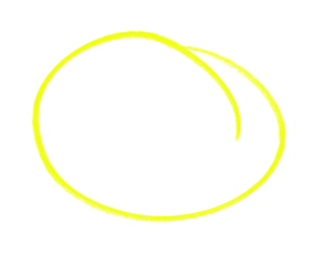 Hand-drawn yellow black circles and ovals for highlighting text, Brush Stroke Oval Circle, For marking text, numbers, marker pen, pencil, logo, hand-drawn doodle grunge circle highlights doodle art