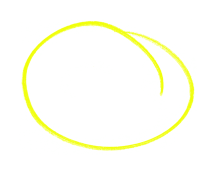 Hand-drawn yellow black circles and ovals for highlighting text, Brush Stroke Oval Circle, For marking text, numbers, marker pen, pencil, logo, hand-drawn doodle grunge circle highlights doodle art