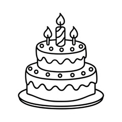 beautiful celebration birthday cake design