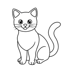 vector illustration of a cat