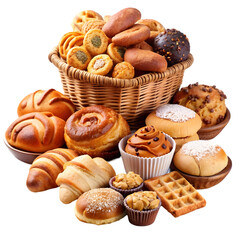 assortment of bakery products