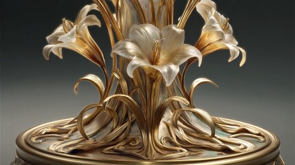 Ornate floral centerpiece
