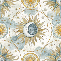 seamless pattern with flowers