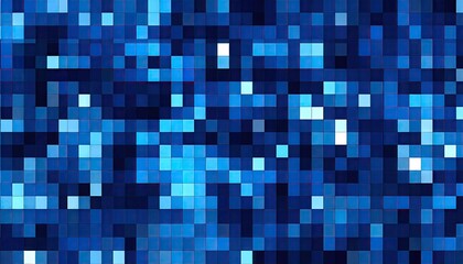 Fototapeta premium Blue pixelated abstract background