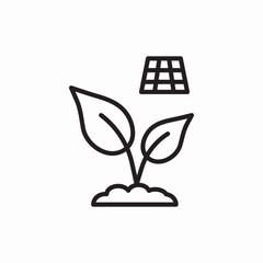 plant sprout sun energy power
icon vector 