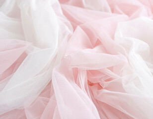 Balletcore Tulle Texture Trendy Feminine Background
