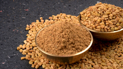 organic fenugreek seeds powder ,ingredients in Indian cuisine