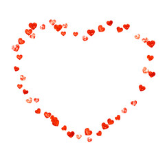 St Valentine Sale Template. Abstract Sparkle For Anniversary. Modern Frame. Rose Happy Wallpaper. Beautiful Decoration For Couple. Red Random Border. Pink St Valentine Sale Template.