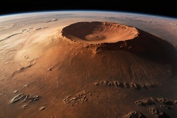 Olympus Mons on Mars – Highest Volcano in the Solar System in Ultra HD