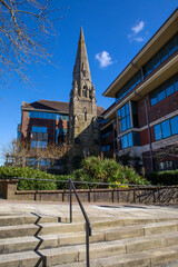 Bridges Memorial Spire in Horsham, West Sussex