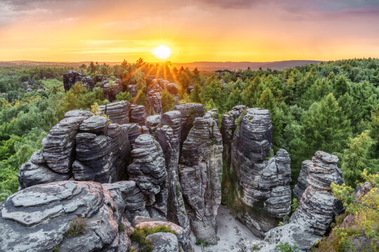 The Tissa stacks - Die Tissaer Felsen