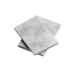 Close-up of Two Rectangular Gray Filter Pads