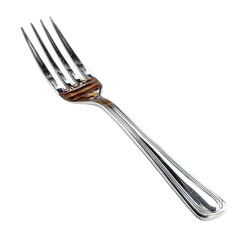 Elegant Twisted Fork: Exquisite Detail in Silverware Design
