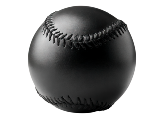 Solid Black Baseball