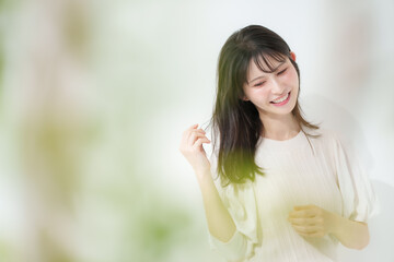 女性　ヘアケア