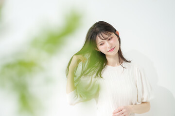 女性　ヘアケア