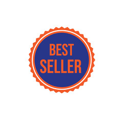 Red and Green Scalloped “Best Seller” Crown Badge Graphic