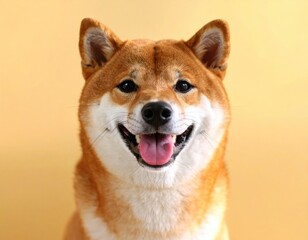 Happy Shiba Inu portrait