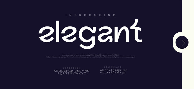 Elegant Fashion font alphabet. Minimal modern urban fonts for logo, brand etc. Typography typeface uppercase lowercase and number vector illustration.
- Powered by Adobe