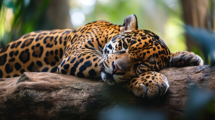 Jaguar for Wildlife Decor and Animal Art - Isolated on White Background