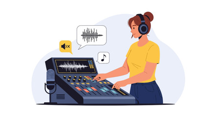 Celebrating Women's Equality Day A Female Audio Engineer at Work