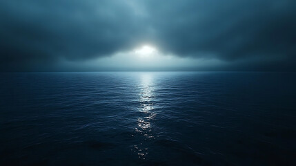 Fototapeta premium Early morning mist surrounding a forest river path high resolution picture