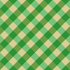 green plaid fabric
