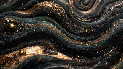 Abstract Textured Wave Design