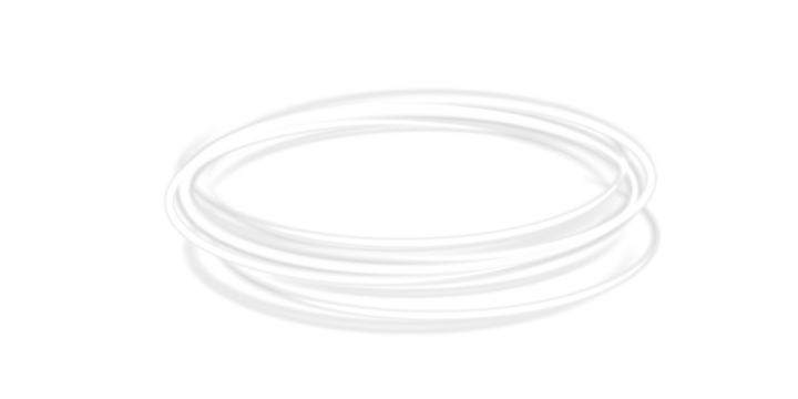 Glowing Twirl Circle on White Background, Radiant Spiral Light Effect, Futuristic Colorful Podium Pedestal, Shiny Vector PNG, Special Glow Effect for Game UI, App or Web Design