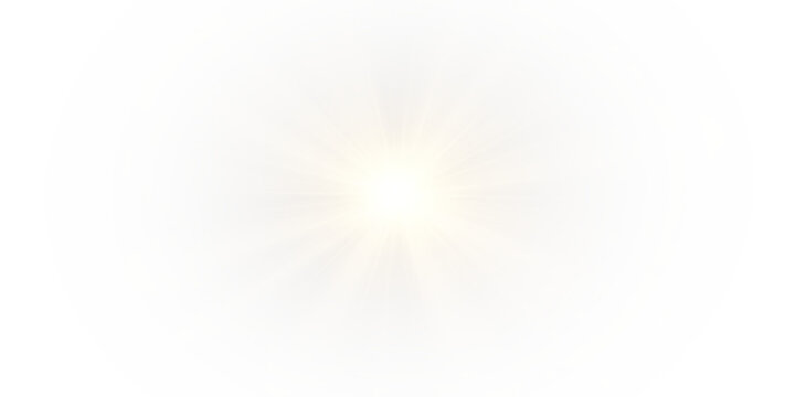 Png gold star light, sparkle.  light effect. Shining light . Png spotlight spark.Vector transparent sunlight special lens flare light effect. - Powered by Adobe