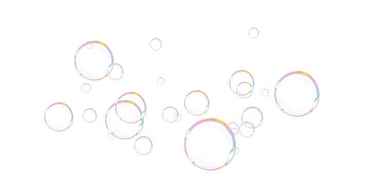 bubble transparent, soap bubbles,PNG.
