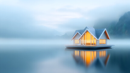 Metaverse home at day