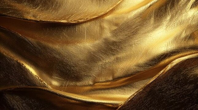 Luxury animated golden background with shimmering particles, glowing light effects, and elegant motion design for festive, abstract, or celebratory digital visuals