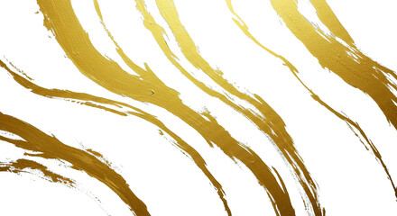 Abstract gold brush strokes on a black canvas create a dramatic and luxurious artistic effect today.