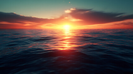 Obraz premium Icy mountains surrounded by magical glowing light high resolution picture