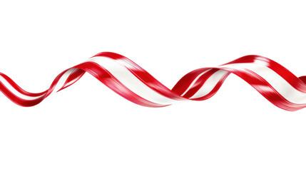 Fototapeta premium Security Barrier Ribbon on Transparent Background