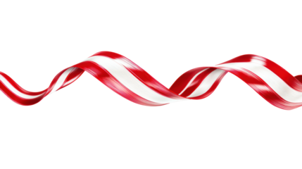 Security Barrier Ribbon on Transparent Background