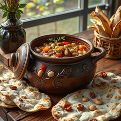 Tavče Gravče – Mazedonischer Bohneneintopf im Tontopf