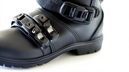 Ski Boot Upper Buckle - Replacement Upper Buckle for Ski Boots Isolated on White Background