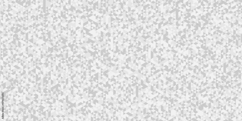 Poster geometric seamless white, gray cube square low polygon texture wallpaper. abstract surface creative 