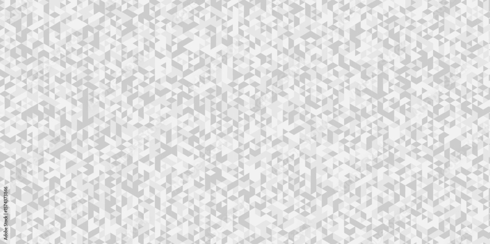Poster geometric seamless white, gray cube square low polygon texture wallpaper. abstract surface creative 