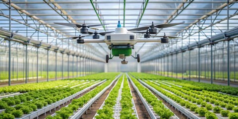 Automated Aerial Inspection of Greenhouse Crops Using Unmanned Aerial Vehicle