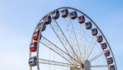 Ferris wheel against clear sky