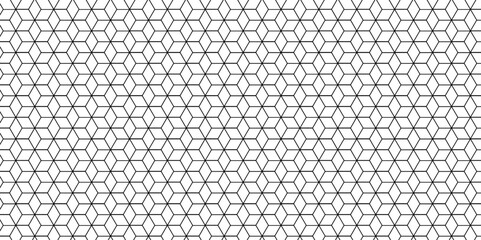Seamless pattern with hexagon square cube geometric pattern shapes grid metal element texture design. Vector tiles gradient triangle diamond honeycomb hexagon art.	
