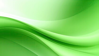 Fototapeta premium Abstract green curves