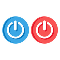 Power Icon Button Off