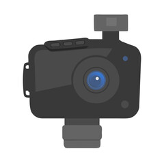 Action Camera or Video Recorder Icon: Sports, Adventure, Surveillance, and Security Gadget